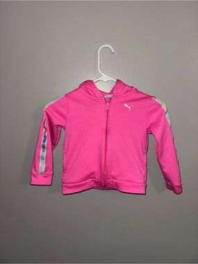 Girls Puma Zip Up Jacket